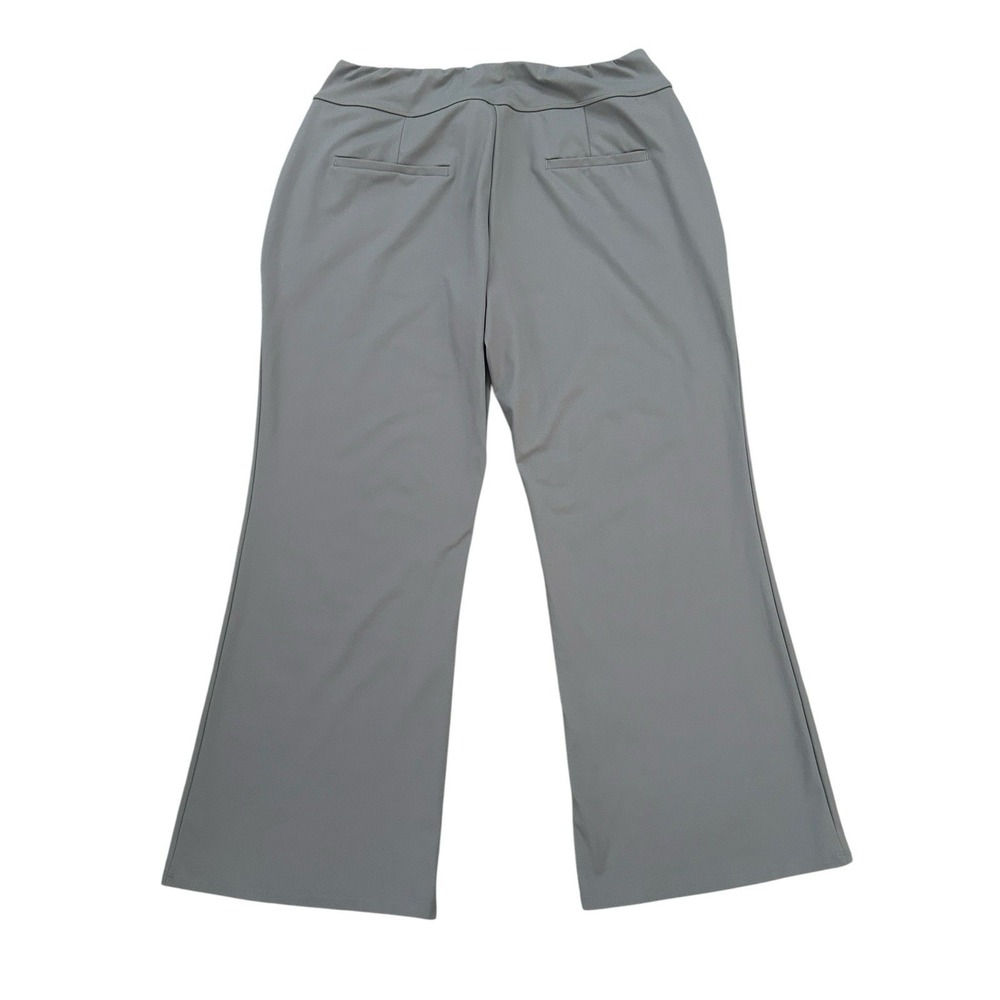 Halara Flex DayStretch High Waisted Flare Pants Zip Pockets Women's 1X Plus Gray - Picture 9 of 14